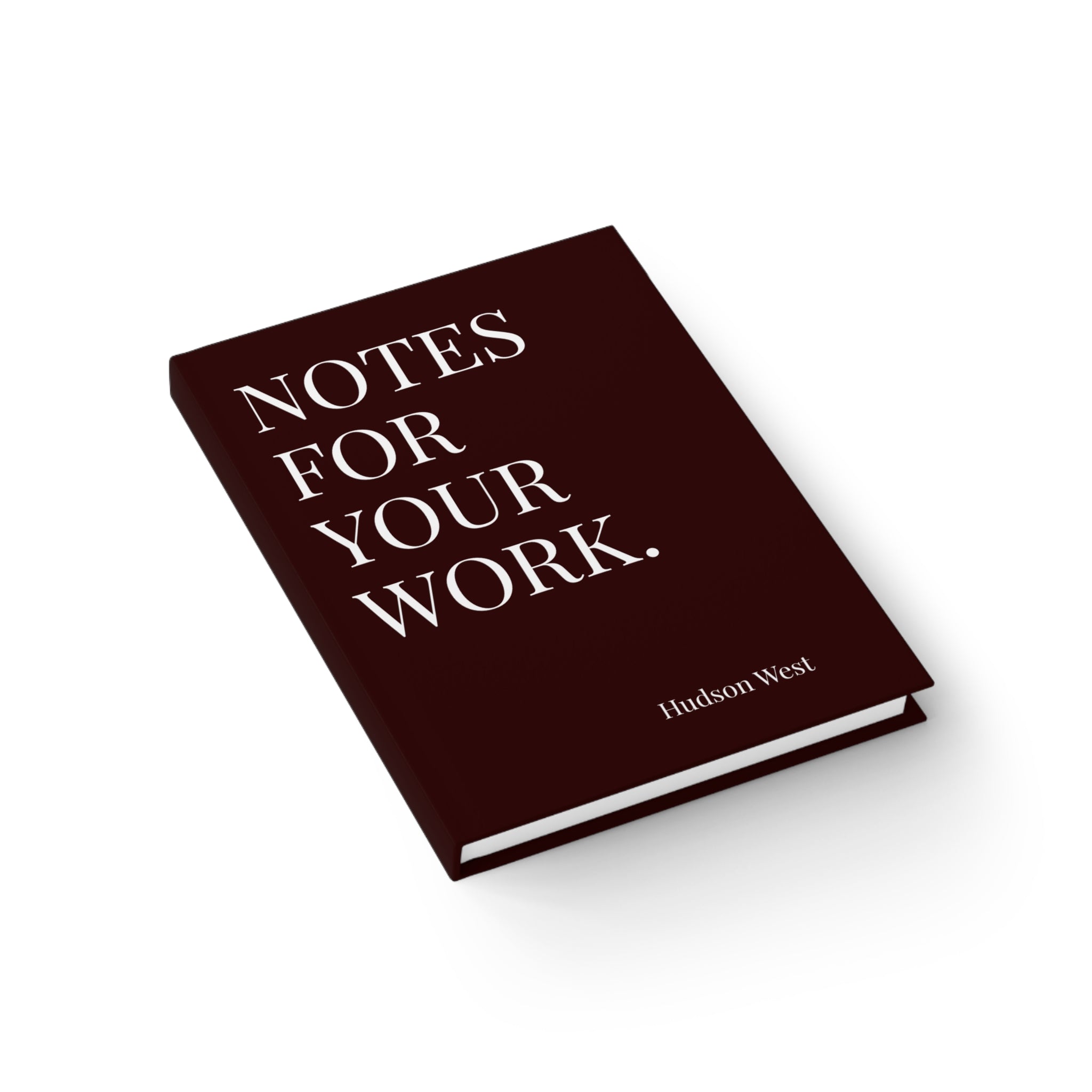 HW Work Hardcover Journal
